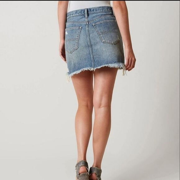Lucky Brand Women's Old Favorite Mini Skirt blue S - Picture 2 of 9